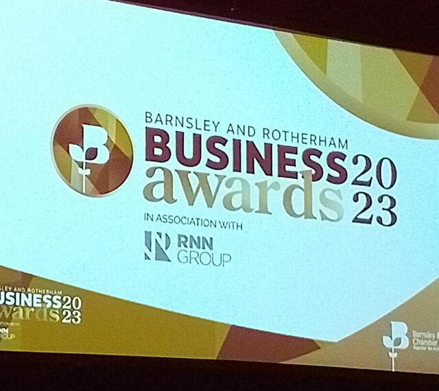 Awards winners at the Barnsley and Rotherham Business Awards 2023