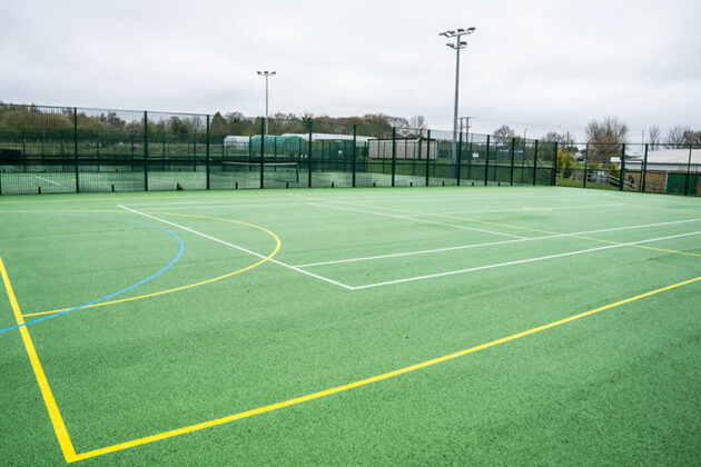 The outdoor sports area at DVC Sports