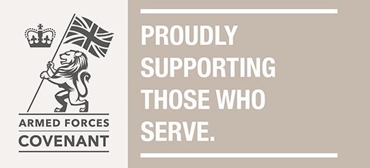 Armed Forces Covenant - Proudly Supporting Those Who Serve.