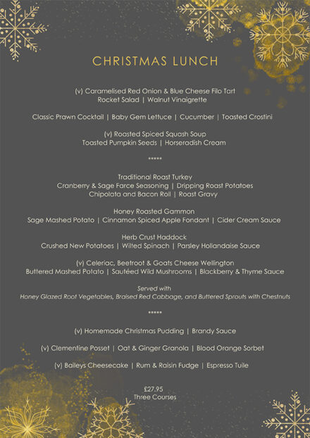 Christmas Lunch Menu 26-27